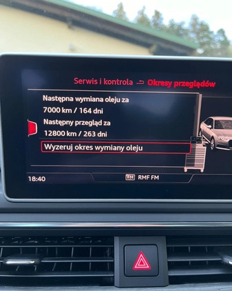 Audi A4 cena 99500 przebieg: 102500, rok produkcji 2016 z Biłgoraj małe 172